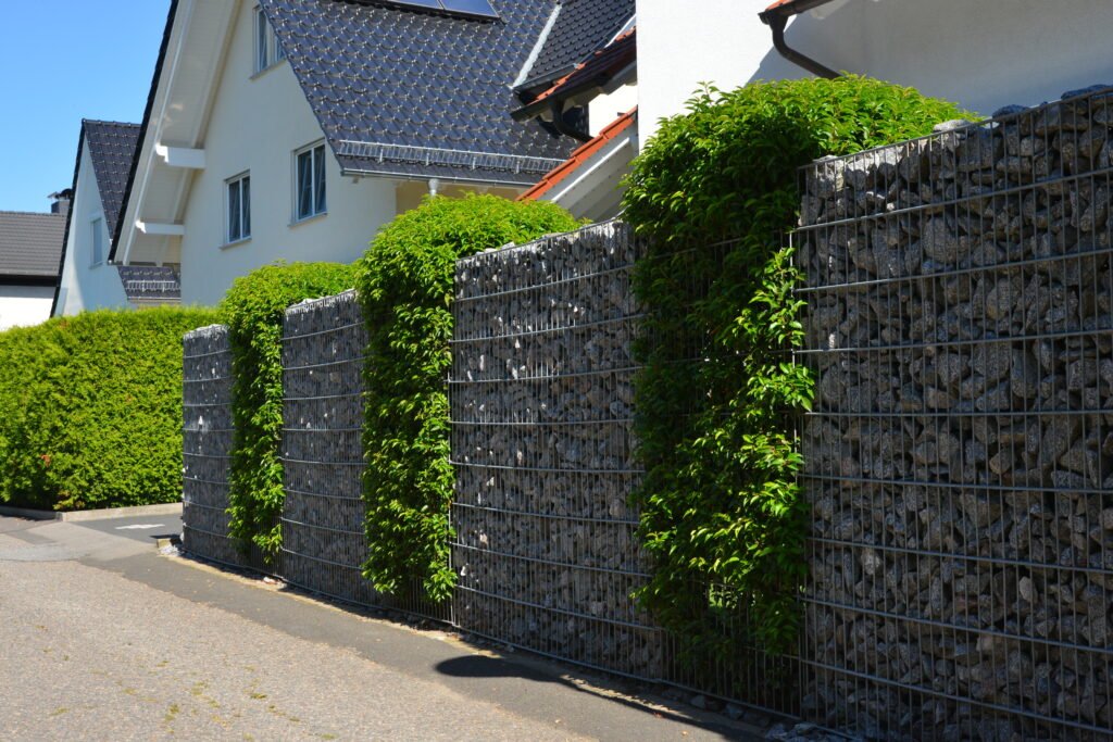 Gabionen Steinsäulen Fürth